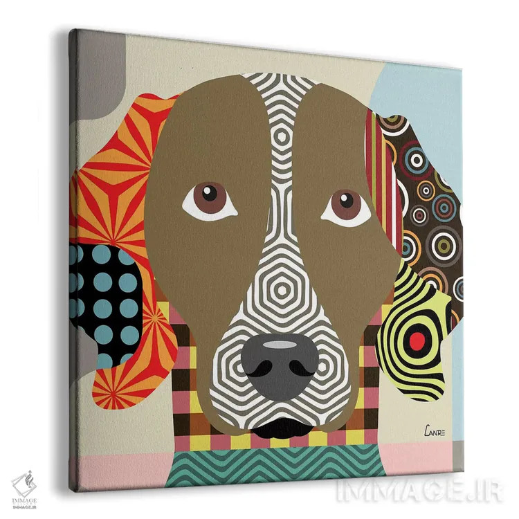 تابلو دکوراتیو ویمارانر اثر لانره استودیو - نمای پرسپکتیو محصول