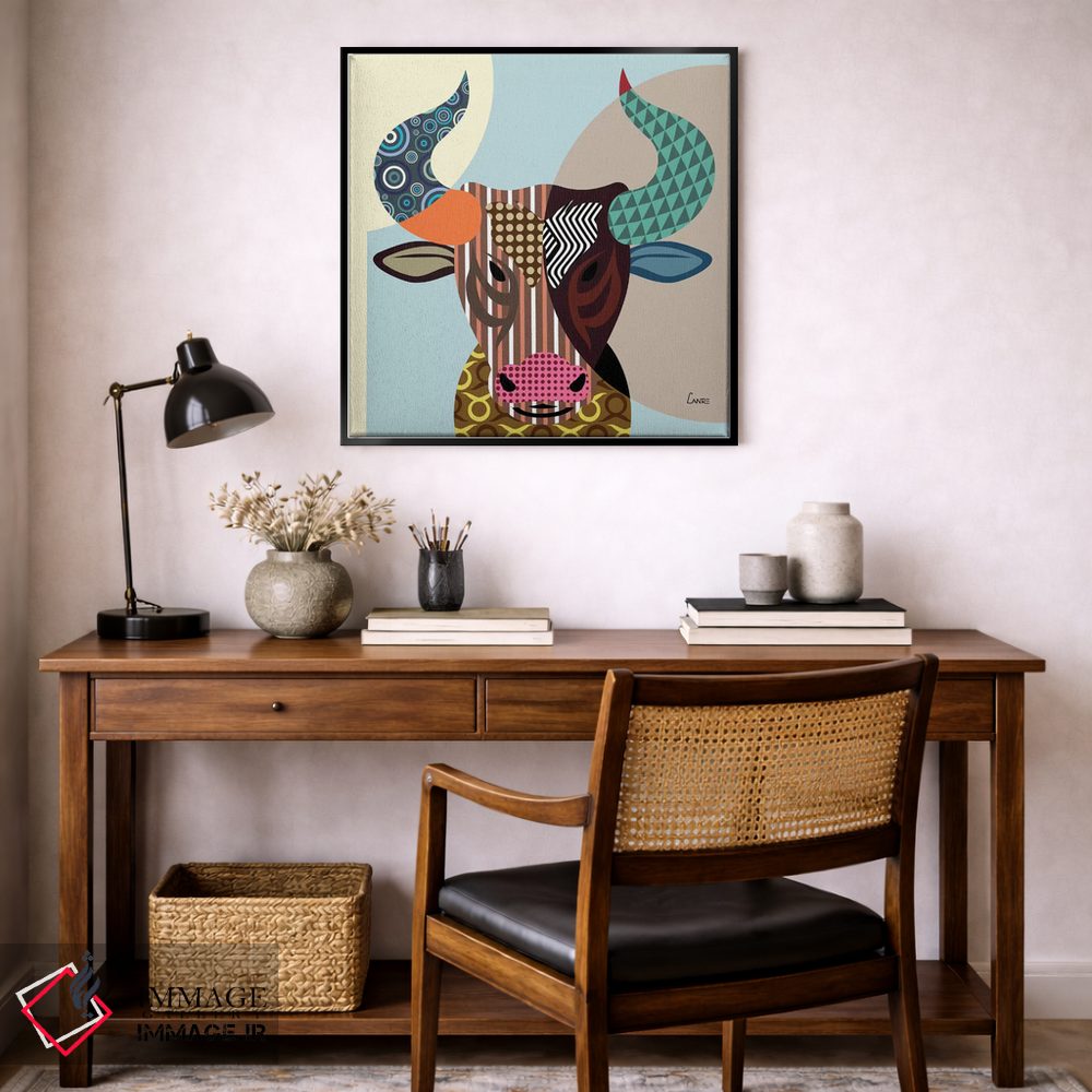 تابلو دکوراتیو برج ثور اثر لانره استودیو - D6B