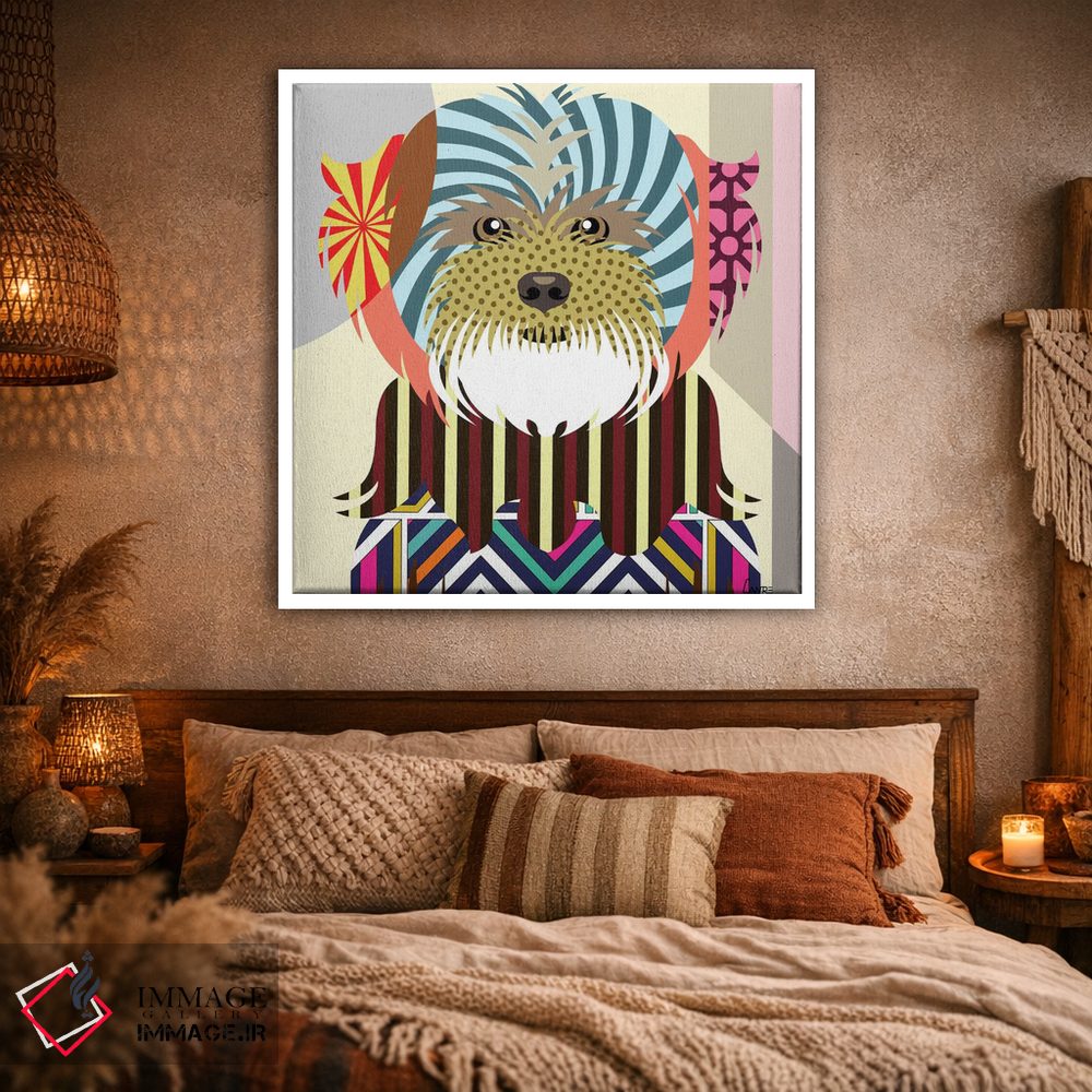 تابلو دکوراتیو "لاسا آپسو" اثر لانره استودیو - D1W