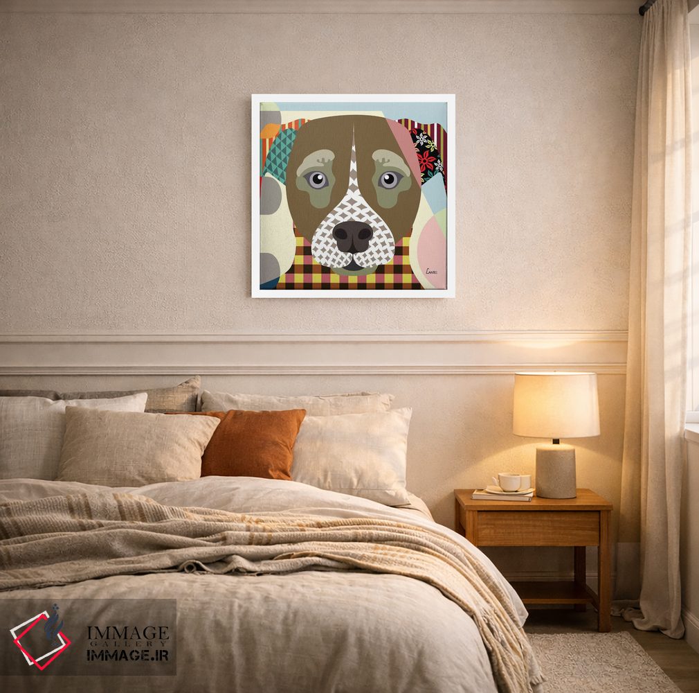 تابلو دکوراتیو "جک راسل" اثر لانره استودیو - D4W