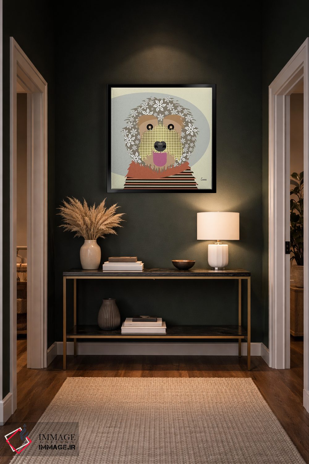 تابلو دکوراتیو "لبرادودل" اثر لانره استودیو - D6B