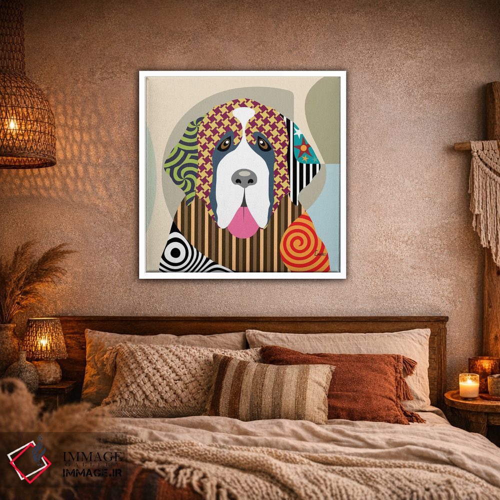 تابلو دکوراتیو سنت برنارد اثر لانره استودیو - D1W