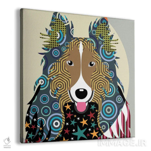 تابلو دکوراتیو کولی زبر اثر لانره استودیو - نمای پرسپکتیو محصول