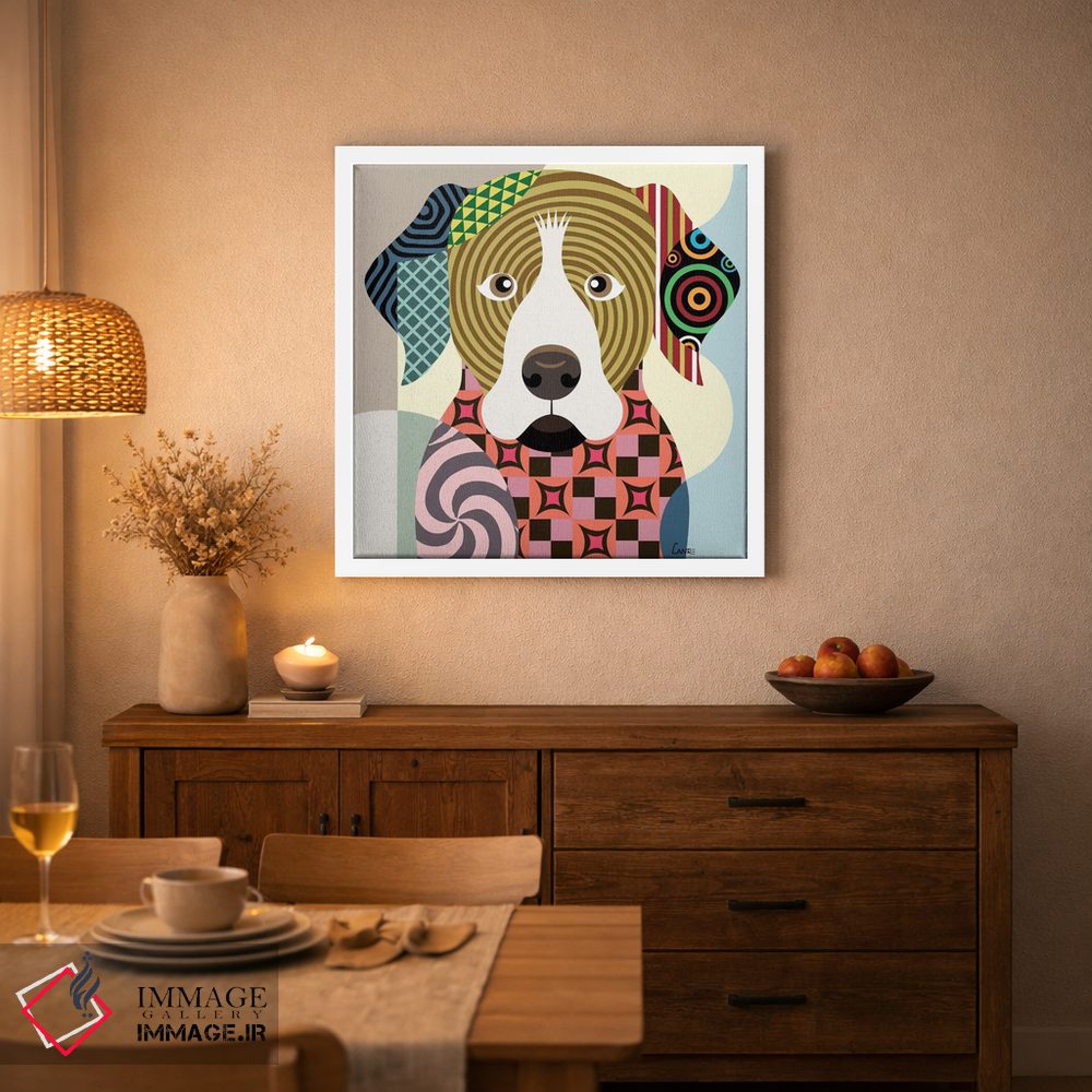 تابلو دکوراتیو روتوایلر اثر لانره استودیو - D3W