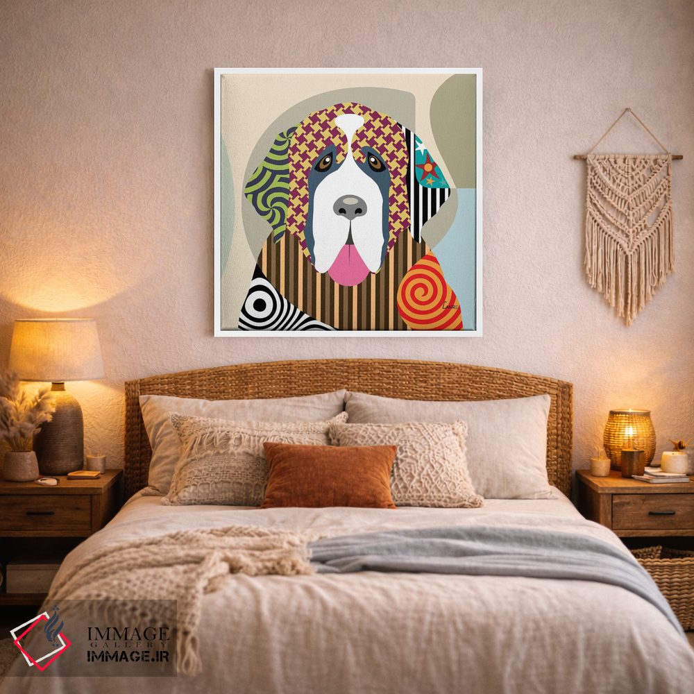 تابلو دکوراتیو سنت برنارد اثر لانره استودیو - D3W