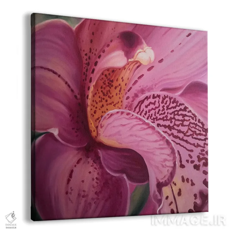 تابلو دکوراتیو ارکیده اثر جین لانتسمن - نمای پرسپکتیو محصول