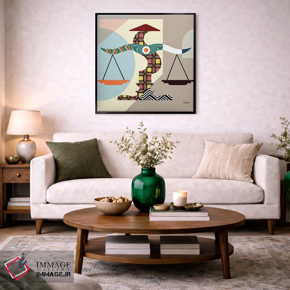 تابلو دکوراتیو "برج میزان" اثر لانره استودیو - D2B