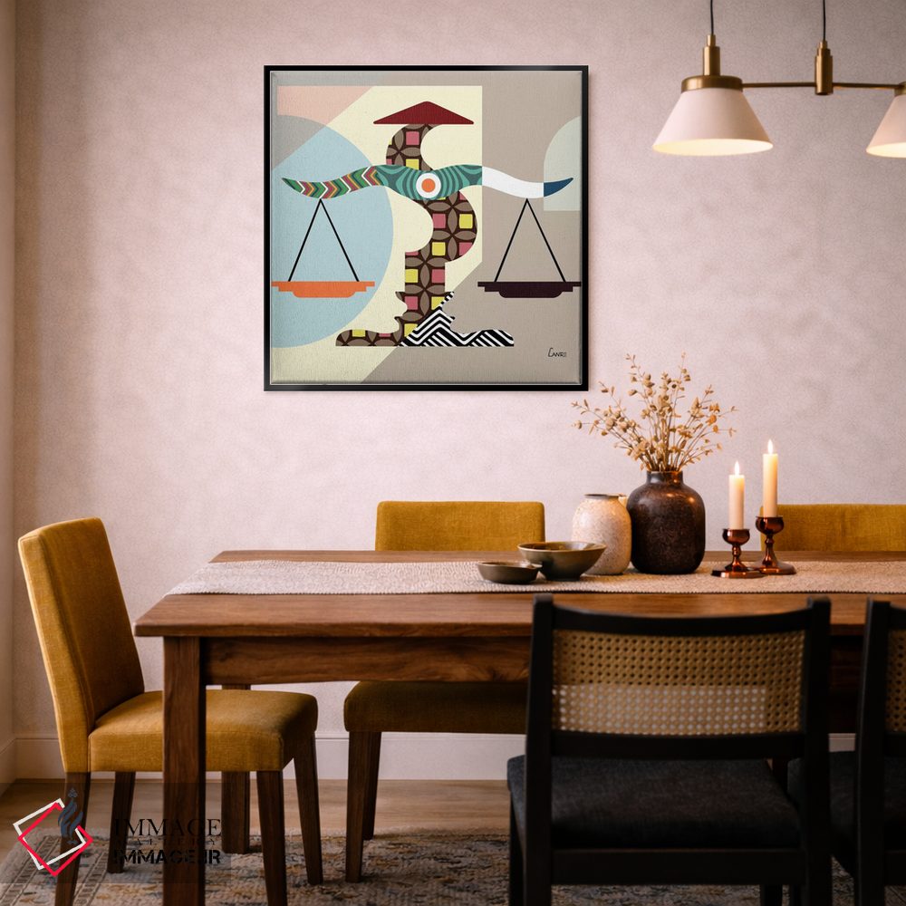 تابلو دکوراتیو "برج میزان" اثر لانره استودیو - D6B