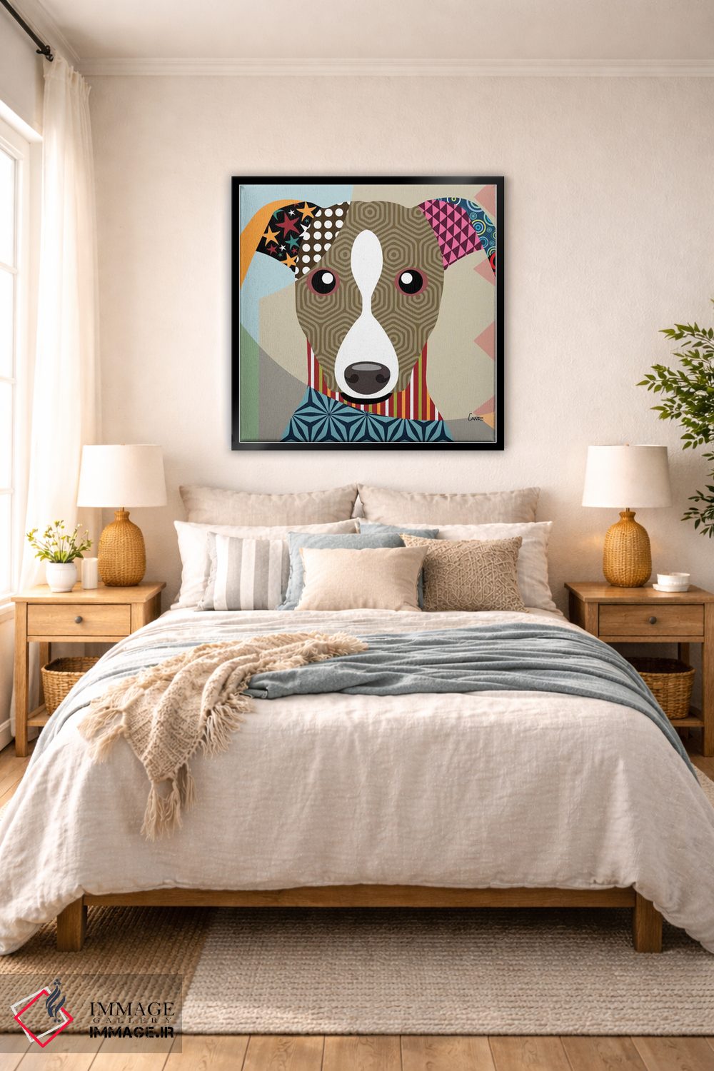 تابلو دکوراتیو ویت اثر لانره استودیو - D6B