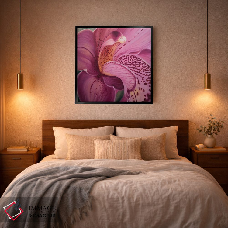 تابلو دکوراتیو ارکیده اثر جین لانتسمن - D3B