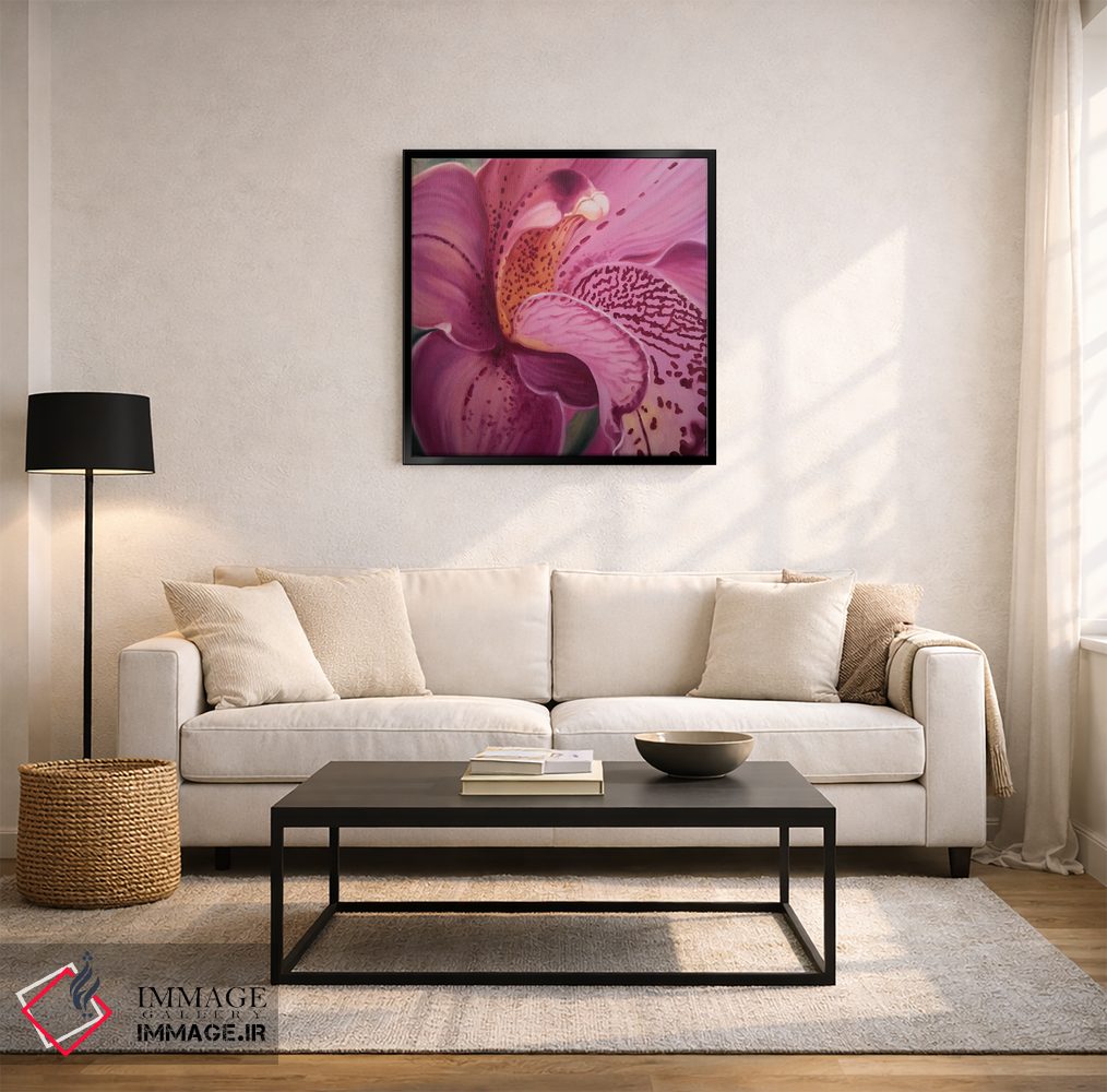 تابلو دکوراتیو ارکیده اثر جین لانتسمن - D2B