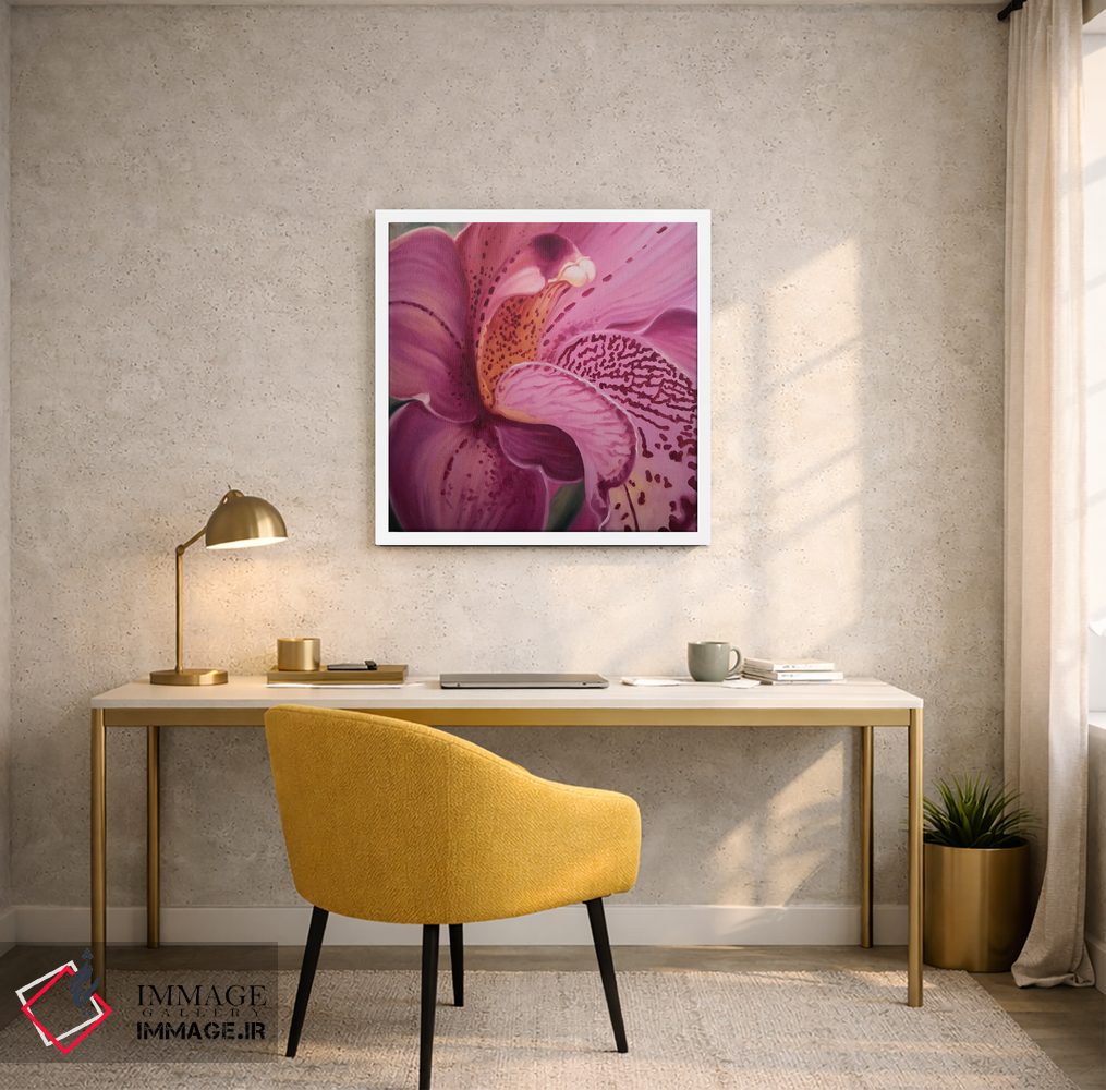 تابلو دکوراتیو ارکیده اثر جین لانتسمن - D6W