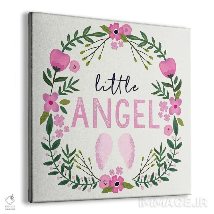 تابلو دکوراتیو "دختر کوچولوی شیرین ۱" اثر لوییز آلن - نمای پرسپکتیو محصول