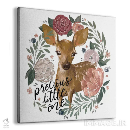 تابلو دکوراتیو "لالایی کودکانه جنگل ۱" اثر لونی هریس - نمای پرسپکتیو محصول