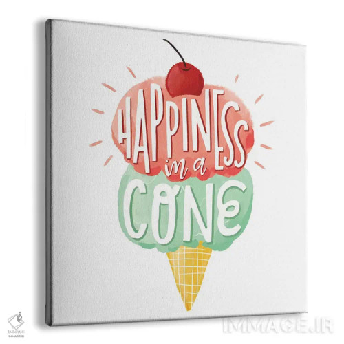 تابلو دکوراتیو "شادی منجمد ۳" اثر لونی هریس - نمای پرسپکتیو محصول