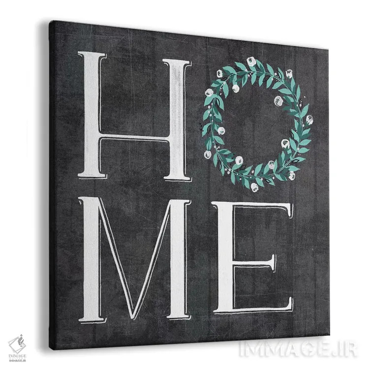 تابلو مدرن "خانه مزرعه هر روز، شخم و رنگ فیروزه ای ۲" اثر لونی هریس - نمای پرسپکتیو محصول