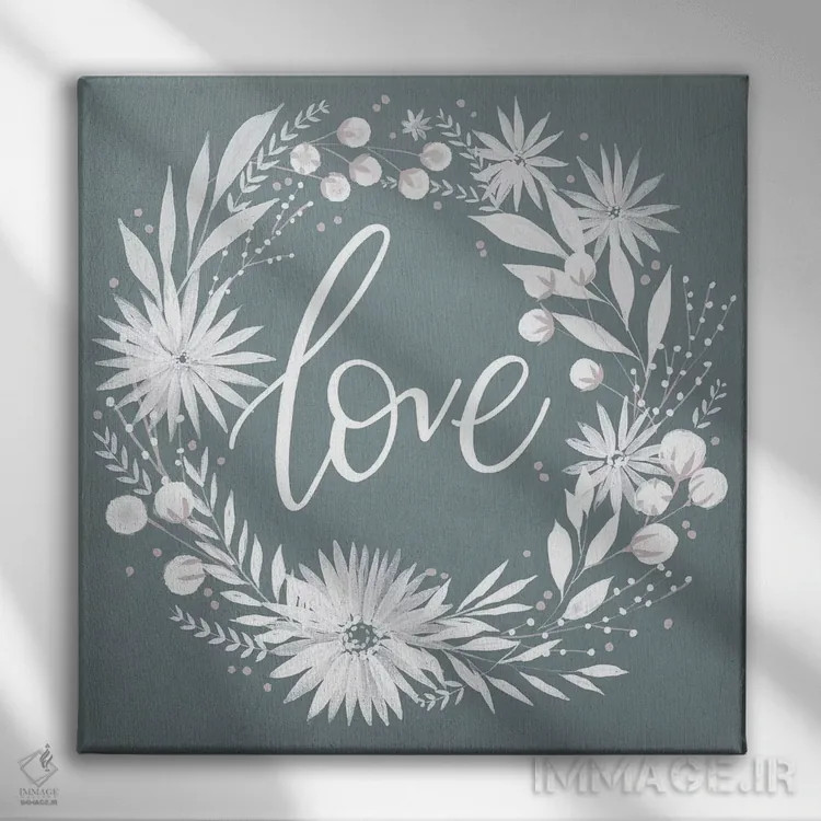 تابلو دکوراتیو "پروانه های مزرعه هر روز ۶" اثر لونی هریس - نمای روبهرو روی دیوار