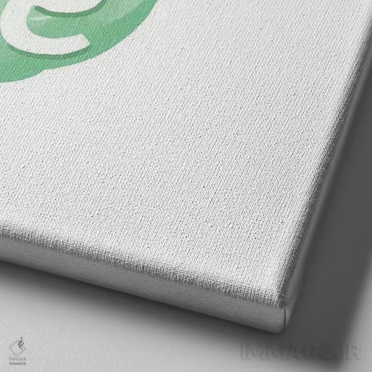 تابلو دکوراتیو "شادی منجمد ۳" اثر لونی هریس - نمای نزدیک بافت بوم