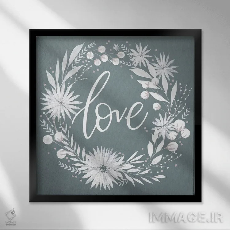 تابلو دکوراتیو "پروانه های مزرعه هر روز ۶" اثر لونی هریس - نمای قابدار مشکی