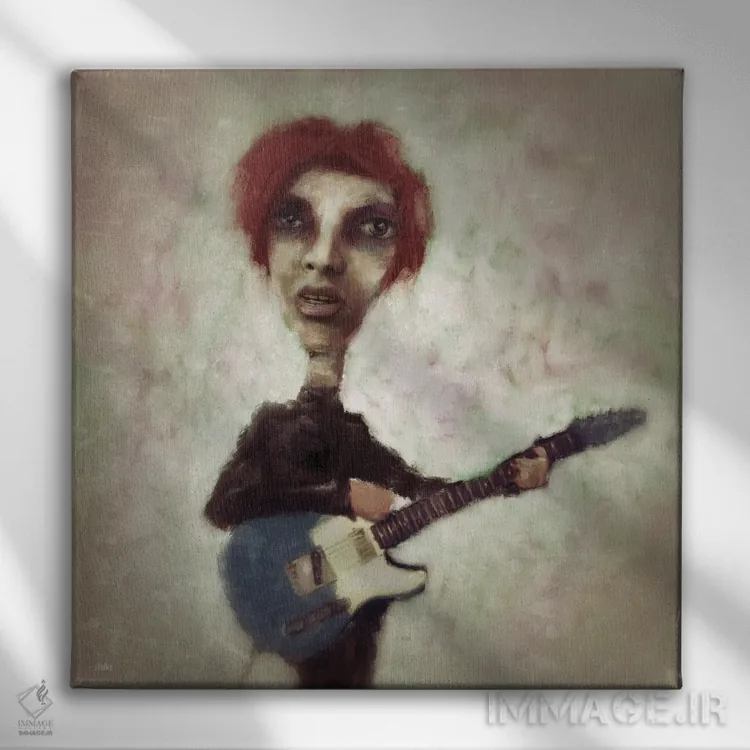 تابلو دکوراتیو "چیز بزرگ بعدی" اثر لیت او'مالی - نمای روبهرو روی دیوار