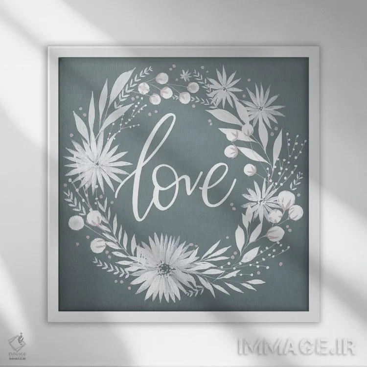 تابلو دکوراتیو "پروانه های مزرعه هر روز ۶" اثر لونی هریس - نمای قابدار سفید