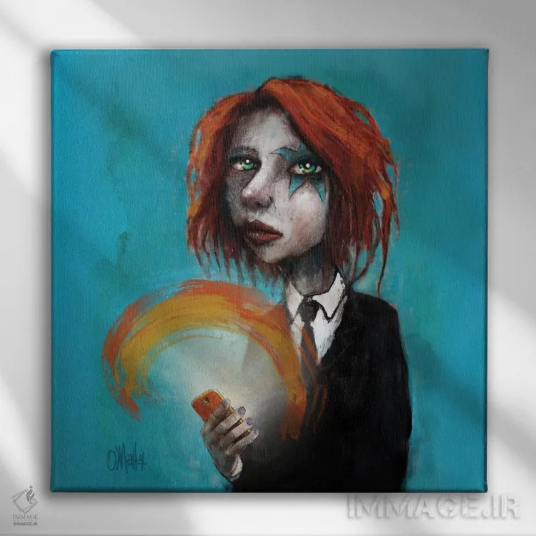 تابلو دکوراتیو "این سرگرمی است" اثر لیت او'مالی - نمای روبهرو روی دیوار