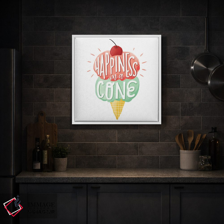 تابلو دکوراتیو "شادی منجمد ۳" اثر لونی هریس - D1W