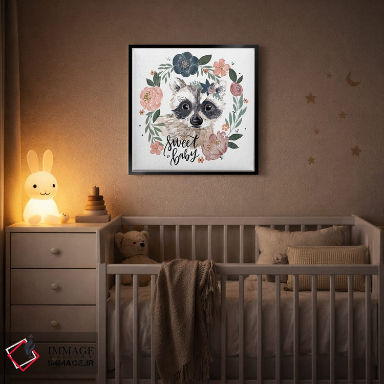 تابلو دکوراتیو "لالایی کودکانه جنگل ۴" اثر لونی هریس - D3B