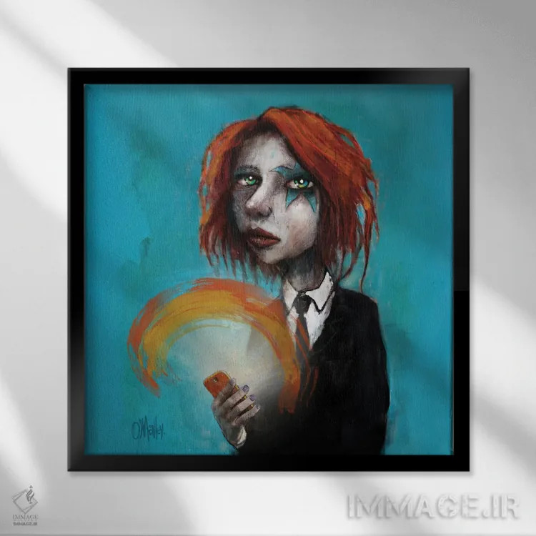 تابلو دکوراتیو "این سرگرمی است" اثر لیت او'مالی - نمای قابدار مشکی