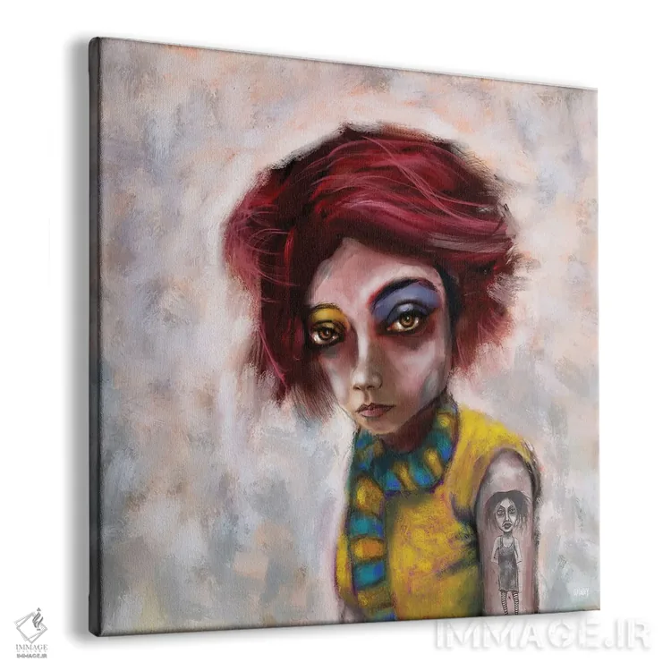 تابلو دکوراتیو "نگاه" اثر لیت او'مالی - نمای پرسپکتیو محصول