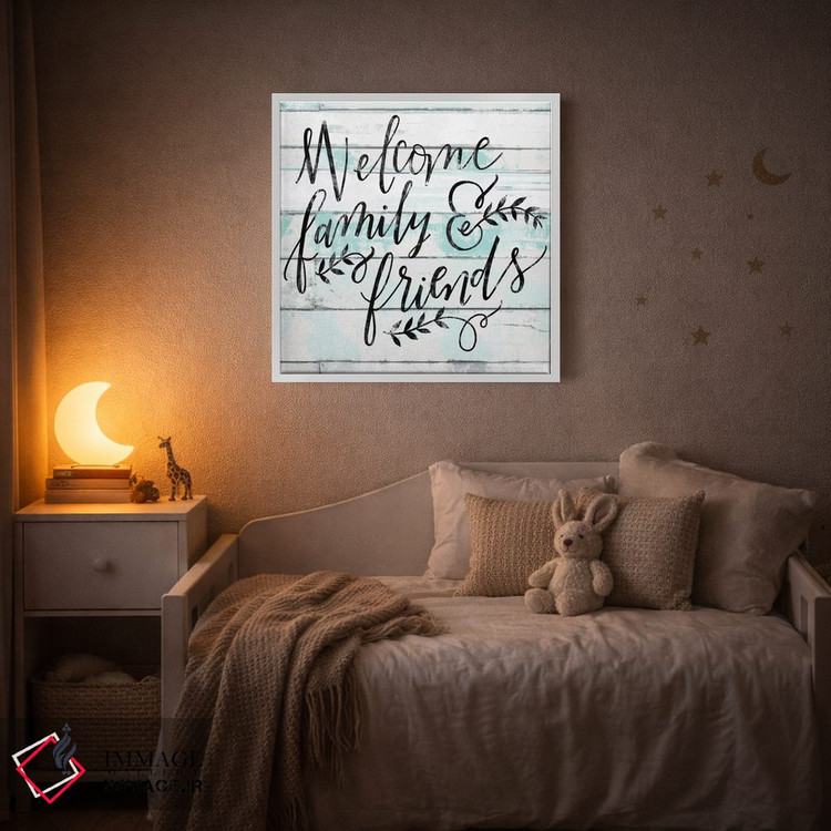 تابلو مدرن "خانه مزرعه هر روز، شخم و رنگ فیروزه ای ۱" اثر لونی هریس - D3W