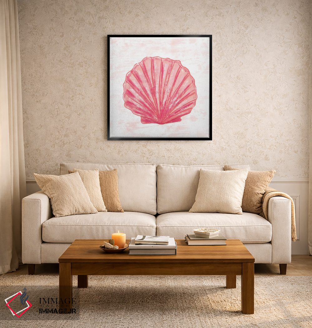 تابلو دکوراتیو "سرخی مرجانی ۳" اثر لوییز آلن - D3B