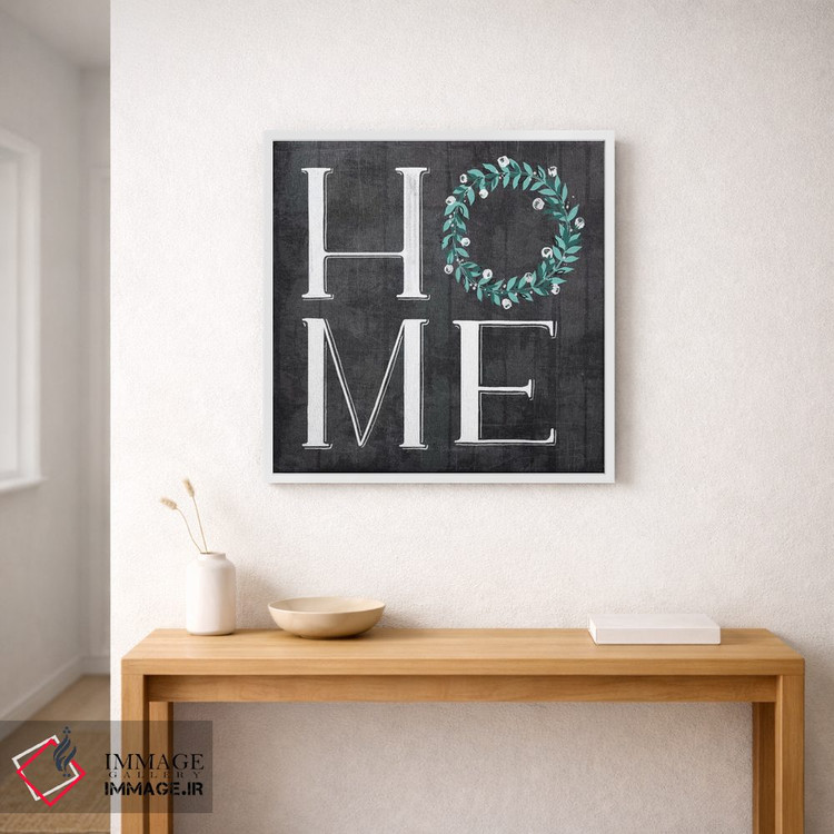 تابلو مدرن "خانه مزرعه هر روز، شخم و رنگ فیروزه ای ۲" اثر لونی هریس - D2W