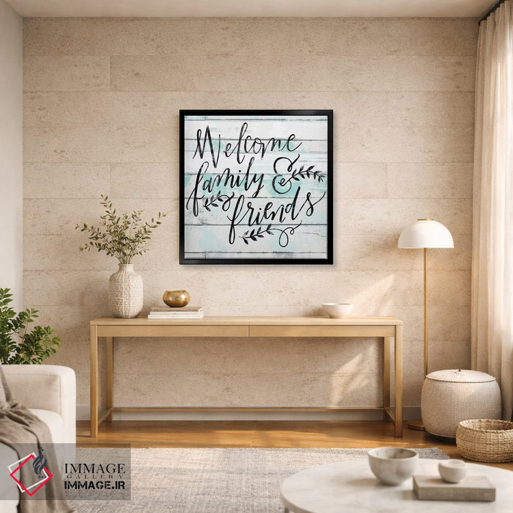 تابلو مدرن "خانه مزرعه هر روز، شخم و رنگ فیروزه ای ۱" اثر لونی هریس - D4B