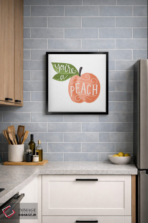 تابلو مینیمال "هلوگونه" اثر لونی هریس - D3B