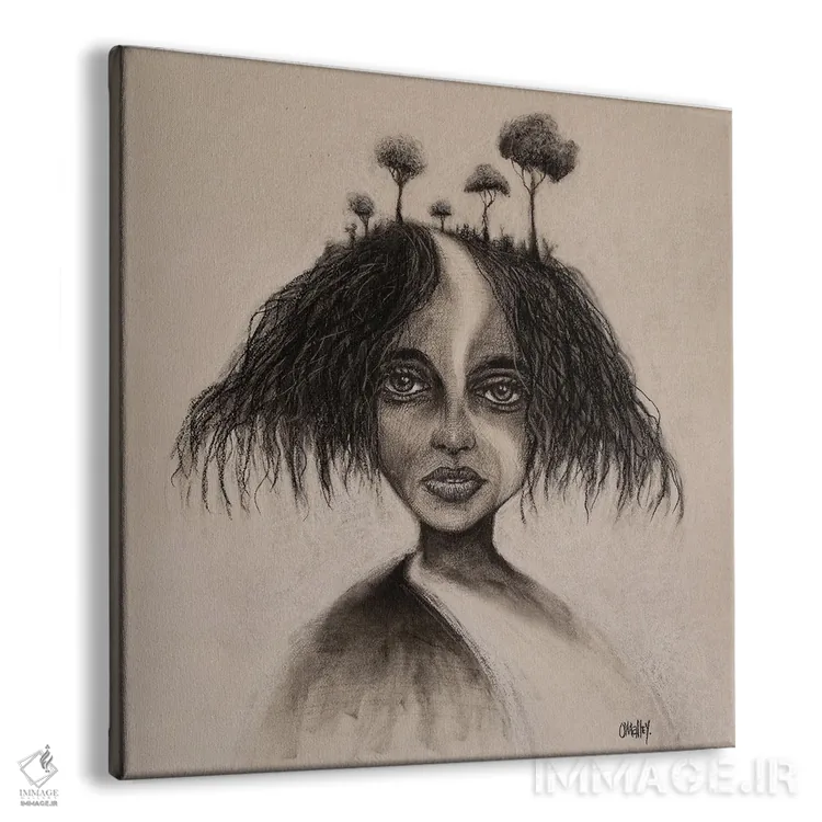 تابلو دکوراتیو "رویای خود را دنبال کن" اثر لیت او'مالی - نمای پرسپکتیو محصول