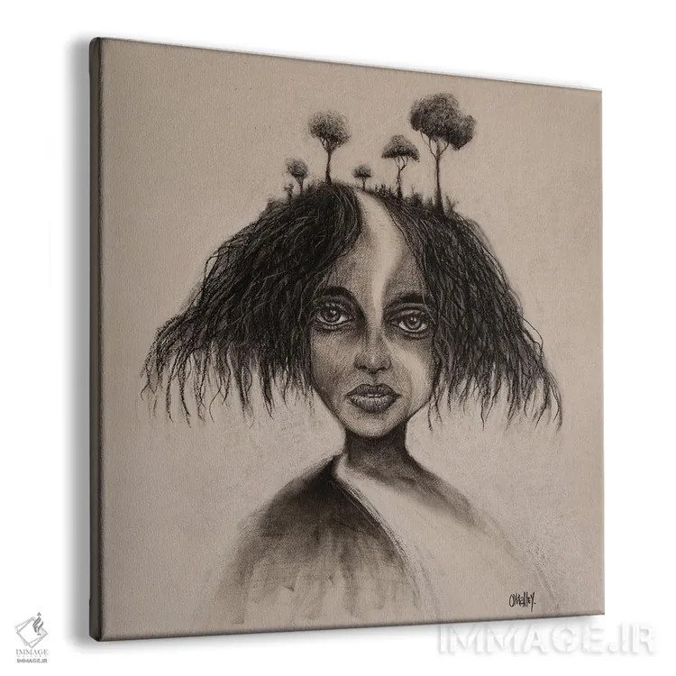 تابلو دکوراتیو "رویای خود را دنبال کن" اثر لیت او'مالی - نمای پرسپکتیو محصول