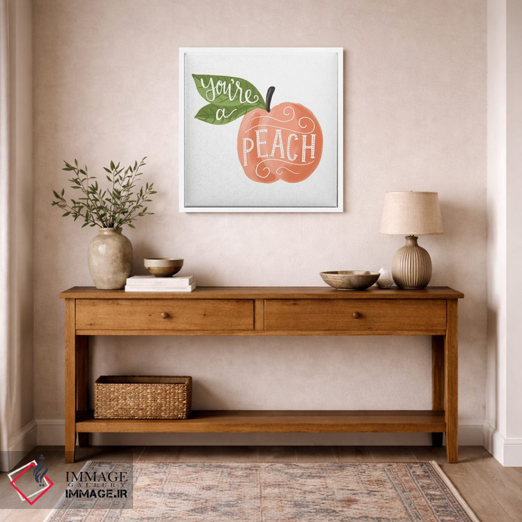 تابلو مینیمال "هلوگونه" اثر لونی هریس - D4W