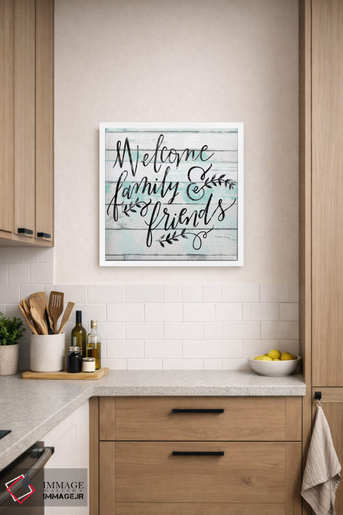 تابلو مدرن "خانه مزرعه هر روز، شخم و رنگ فیروزه ای ۱" اثر لونی هریس - D6W