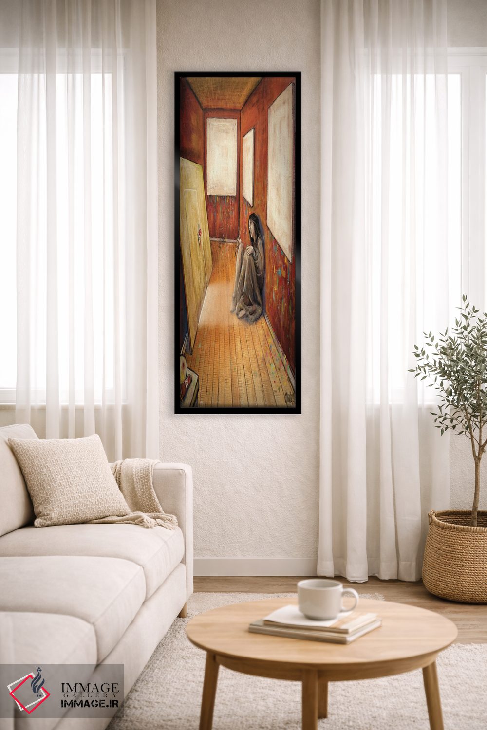 تابلو دکوراتیو "در" اثر لیت او'مالی - D6B