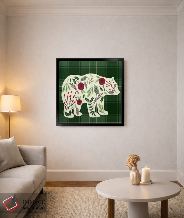 تابلو دکوراتیو "کلبه دنج کریسمس ۱" اثر لوییز آلن - D5B