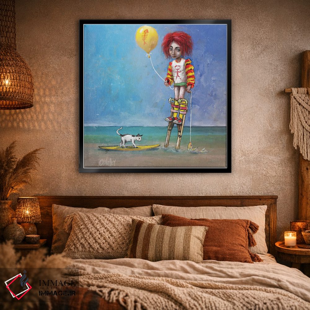 تابلو دکوراتیو "ماهی گربه" اثر لیت او'مالی - D1B