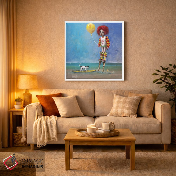 تابلو دکوراتیو "ماهی گربه" اثر لیت او'مالی - D2W