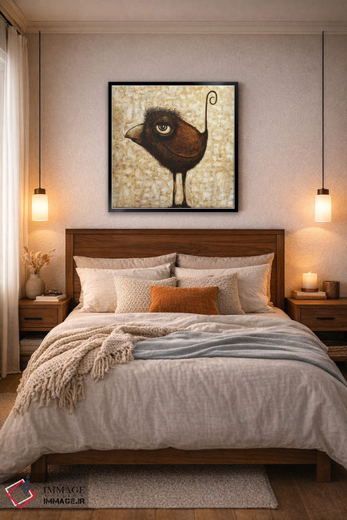 تابلو دکوراتیو "پرنده" اثر لیت او'مالی - D6B