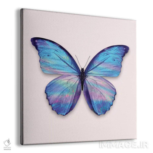 تابلو دکوراتیو "پروانه هولوگرافیک" اثر یوناس لوس - نمای پرسپکتیو محصول