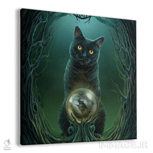 تابلو دکوراتیو "طلوع جادوگران، مربع" اثر لیزا پارکر - نمای پرسپکتیو محصول