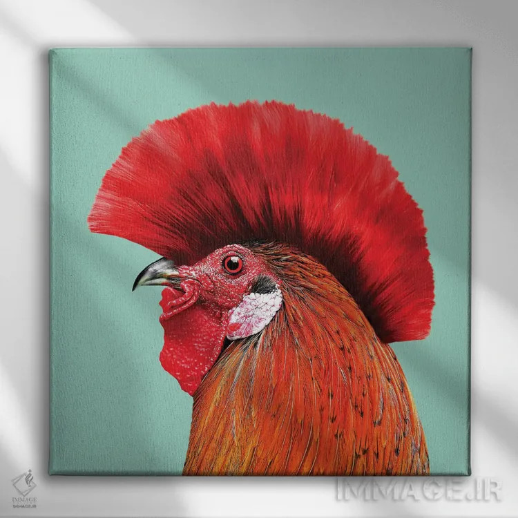 تابلو دکوراتیو "پانکاک " اثر یوناس لوس - نمای روبهرو روی دیوار