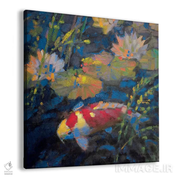 تابلو دکوراتیو "باغ آب II" اثر لیف استلوند - نمای پرسپکتیو محصول