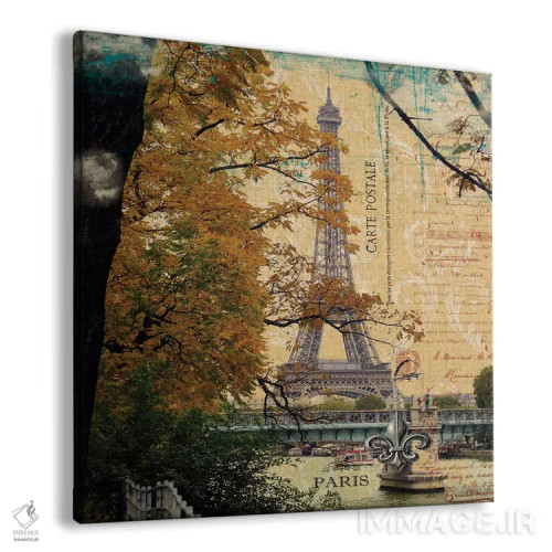 تابلو دکوراتیو "رمانس ایفل III" اثر سندی لوید - نمای پرسپکتیو محصول