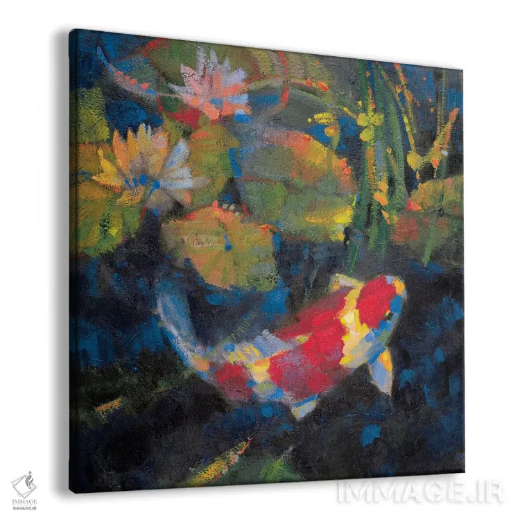 تابلو دکوراتیو "باغ آب I" اثر لیف استلوند - نمای پرسپکتیو محصول